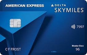 Delta SkyMiles Blue American Express card image