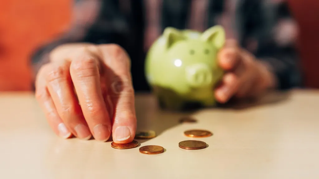 saving pennies